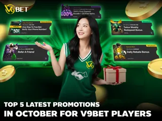 Top 5 Latest V9Bet Promotions October 2025