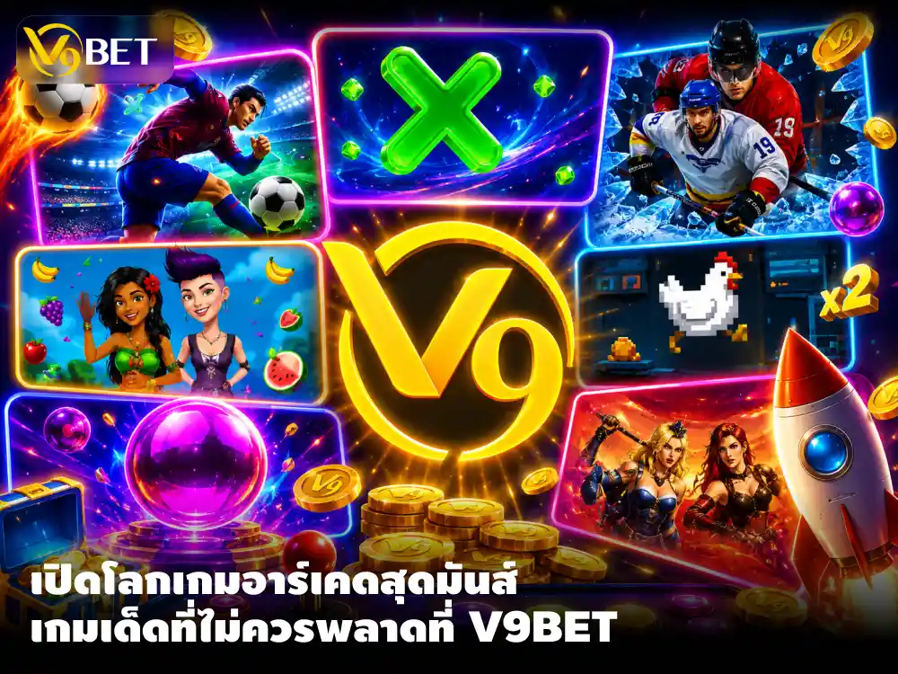 เกมอาร์เคดสุดมันส์ อีกสไตล์เกมเดิมพันที่ไม่ควรพลาดลองที่ V9Bet