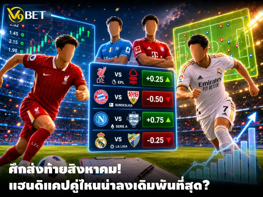 ศึกส่งท้ายสิงหาคม วิเคราะห์แฮนดิแคปเอเชีย คู่ไหนน่าเดิมพันสุดสัปดาห์นี้
