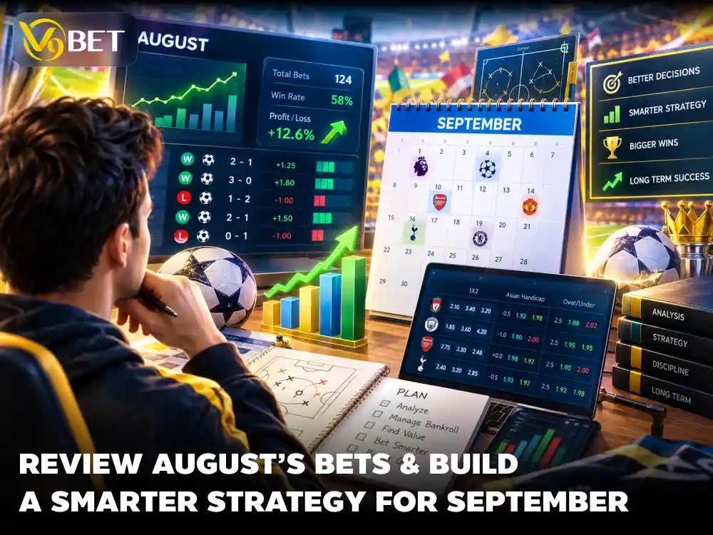 V9Bet August Recap & Smart Betting Schedule for Sept 2026