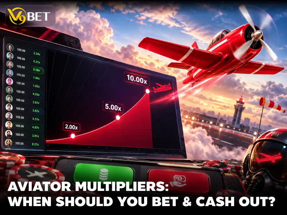 V9Bet Aviator Game: X2 X5 X10 Multipliers and When to Cash Out