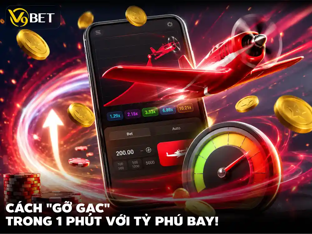 Game Tỷ Phú Bay V9Bet: Mẹo Rút Tiền Chuẩn, Tránh Bẫy Gỡ Thua
