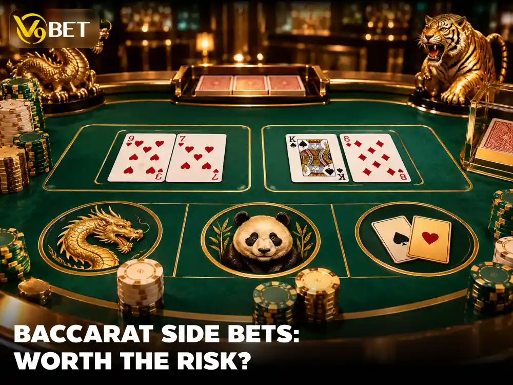 Baccarat Side Bets: Dragon Bonus, Panda and Pair Explained