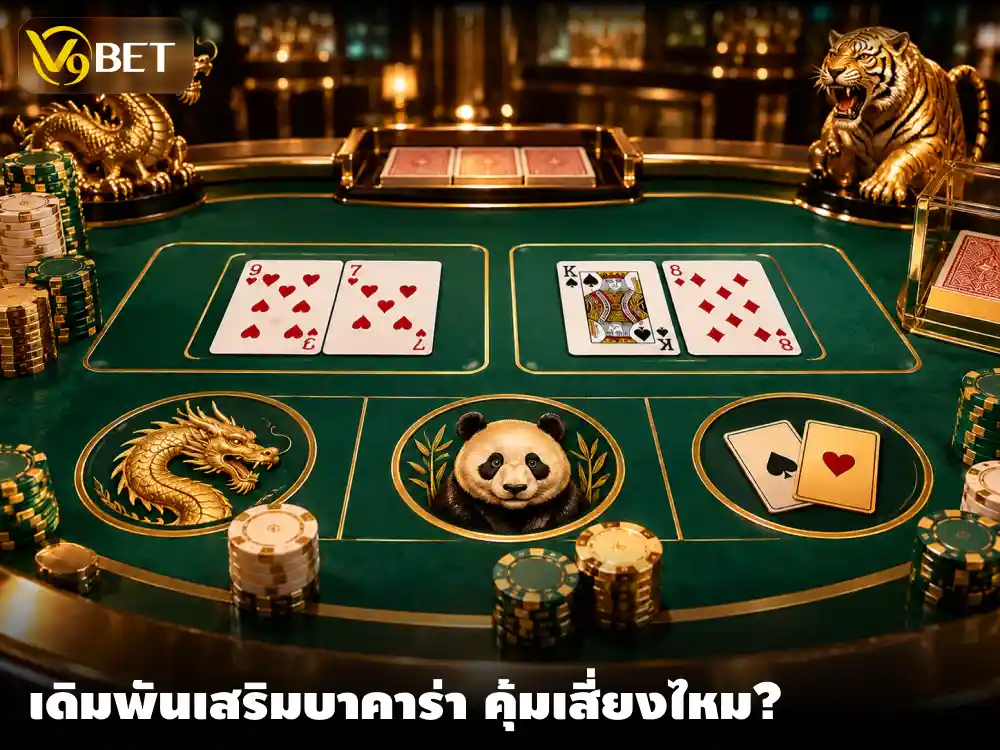 บาคาร่าเดิมพันข้าง Dragon Panda และ Pair คุ้มไหม เจาะความเสี่ยง
