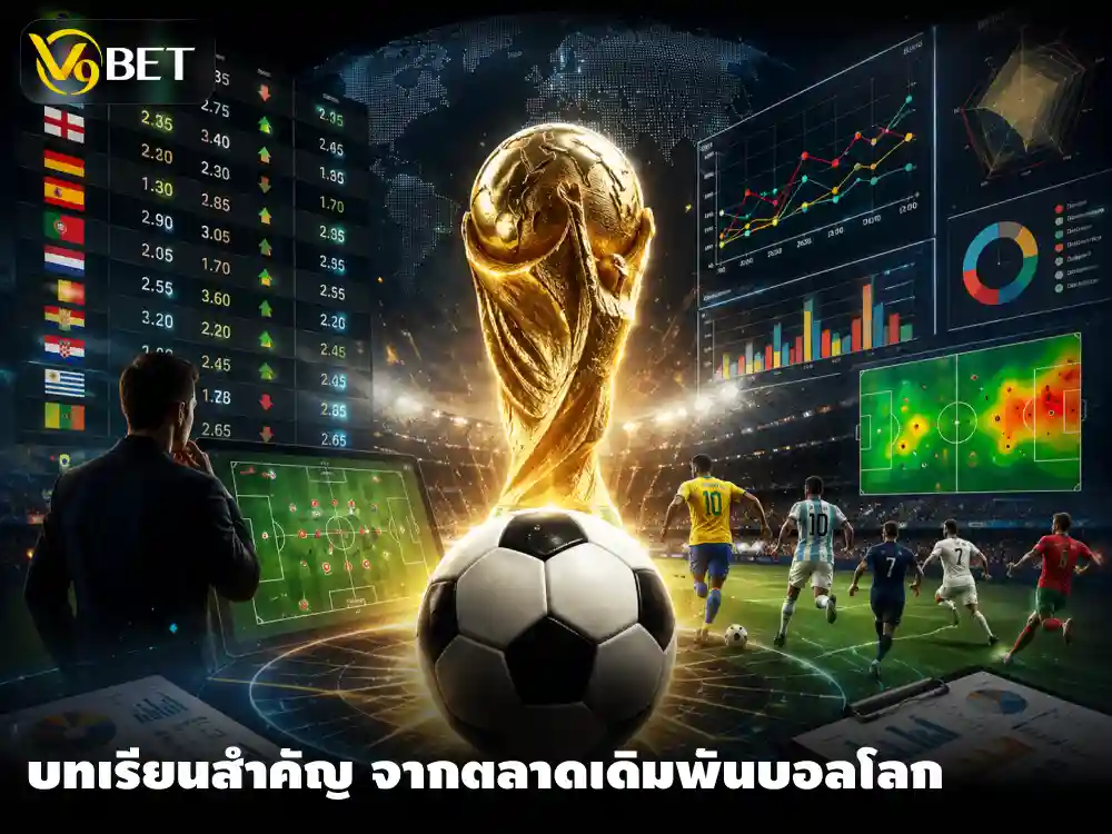 ถอดบทเรียนจากตลาดเดิมพันฟุตบอลโลก 2026 เพื่อวางเดิมพันให้แม่นยำ