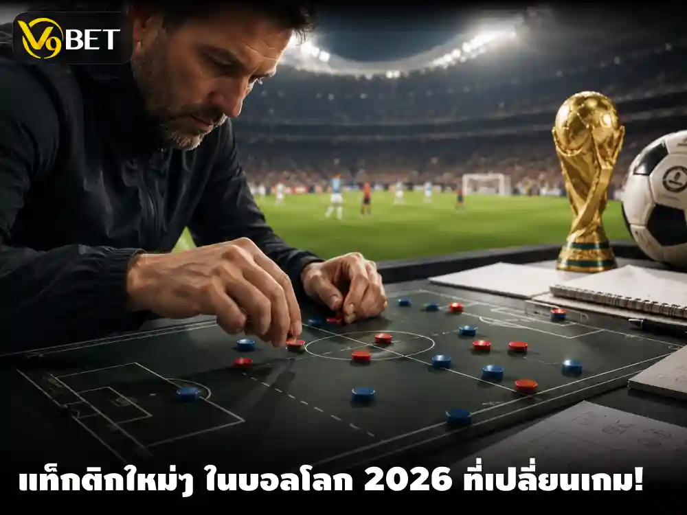 แท๊กติกใหม่ๆ ในฟุตบอลโลก 2026 ที่เปลี่ยนเกม และทำให้แต่ละแมตช์น่าสนใจ