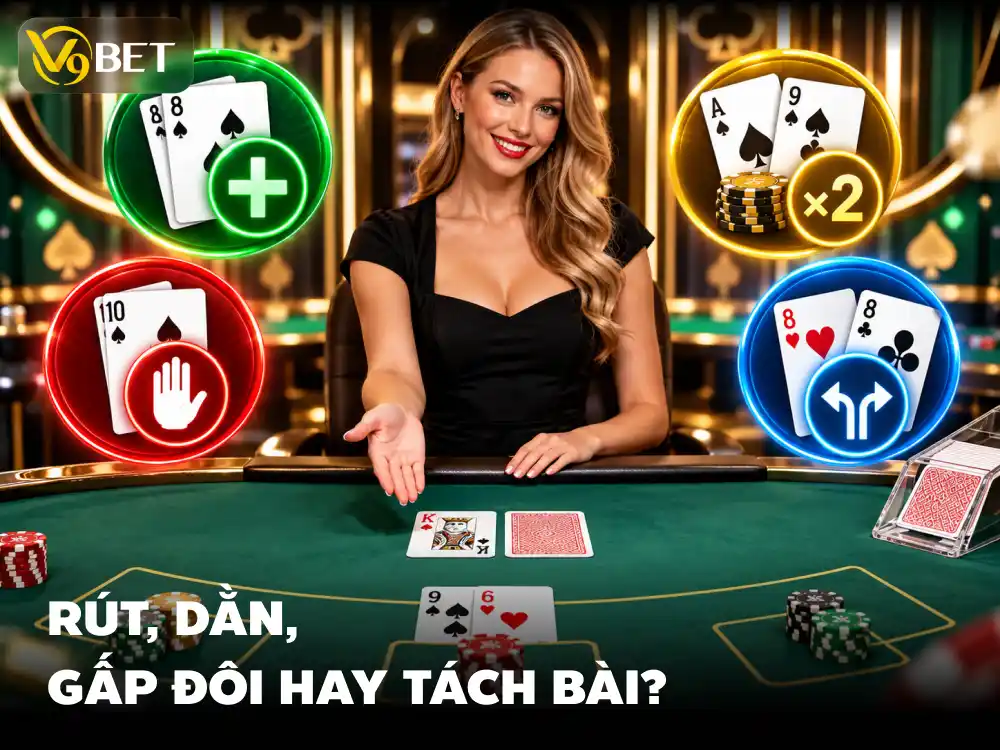 Khi Nào Nên Rút Bài Blackjack Online, Dừng Hay Nhân Đôi?