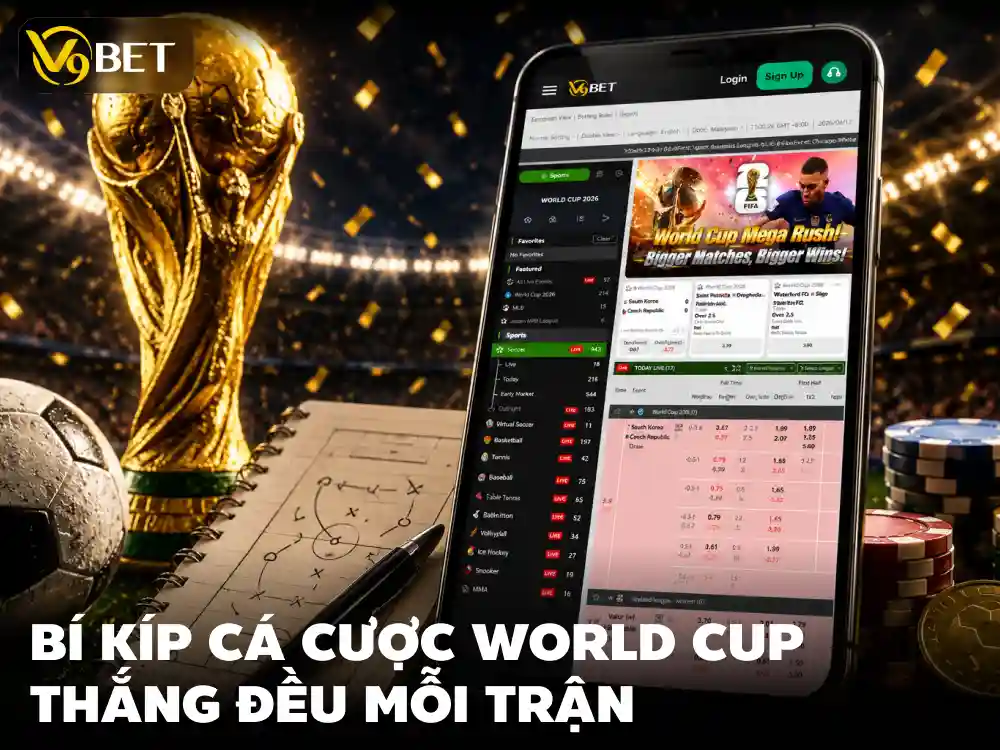 Mẹo Cá Độ World Cup 2026: Chiến Lược Quản Lý Vốn Tại V9BET