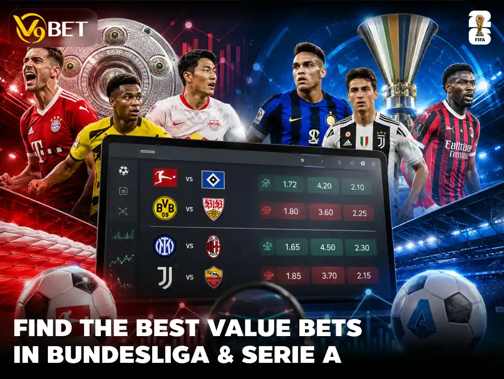 Bundesliga & Serie A Are Back: New Season, Great Odds at V9Bet