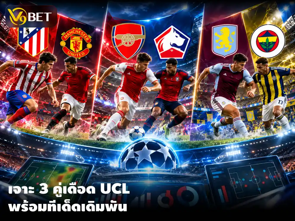 ยูฟ่าแชมเปียนส์ลีก 3 คู่เดือดประจำสัปดาห์ วิเคราะห์ทีเด็ดเดิมพัน
