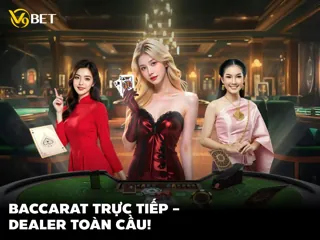 Live casino V9Bet – Chơi Baccarat với nhiều người chia bài đến từ nhiều quốc gia