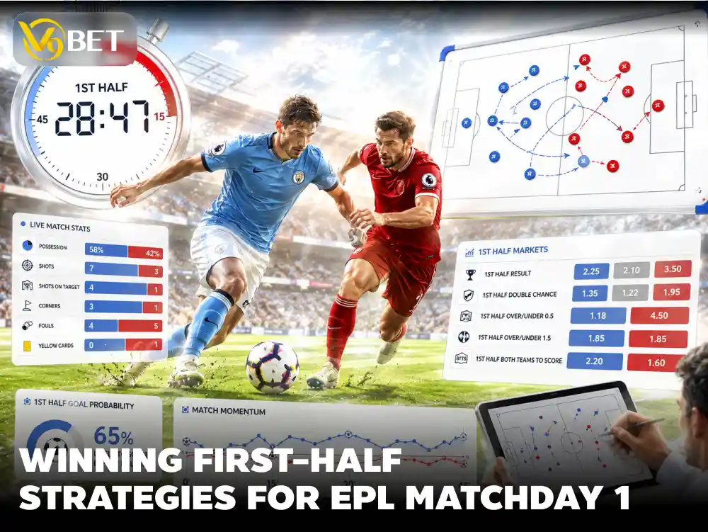 Premier League Matchday One: First-Half Betting Analysis