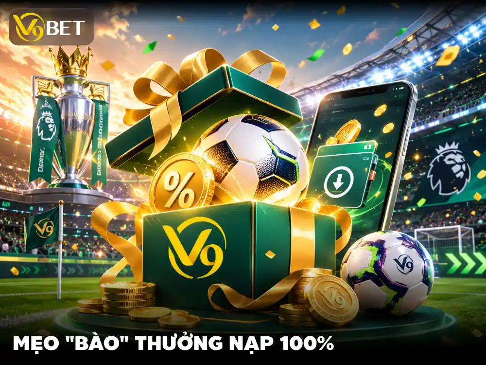 Khuyến Mãi V9Bet: Mẹo 'Bào' Thưởng Nạp 100% EPL 2026/27