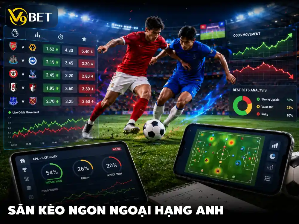 Soi Kèo Thứ 7 EPL 22/08/2026: Đọc Biến Động Kèo Trận Đinh