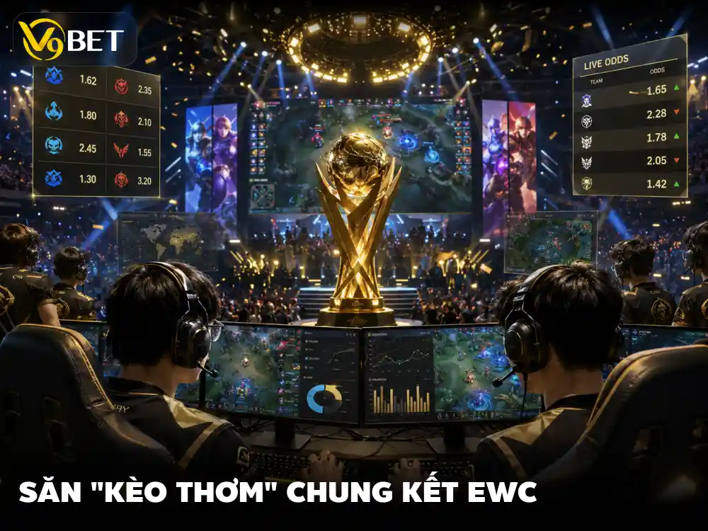 Cược Esports V9Bet: Mẹo Soi Kèo Chung Kết EWC 2026 Chuẩn Nhất