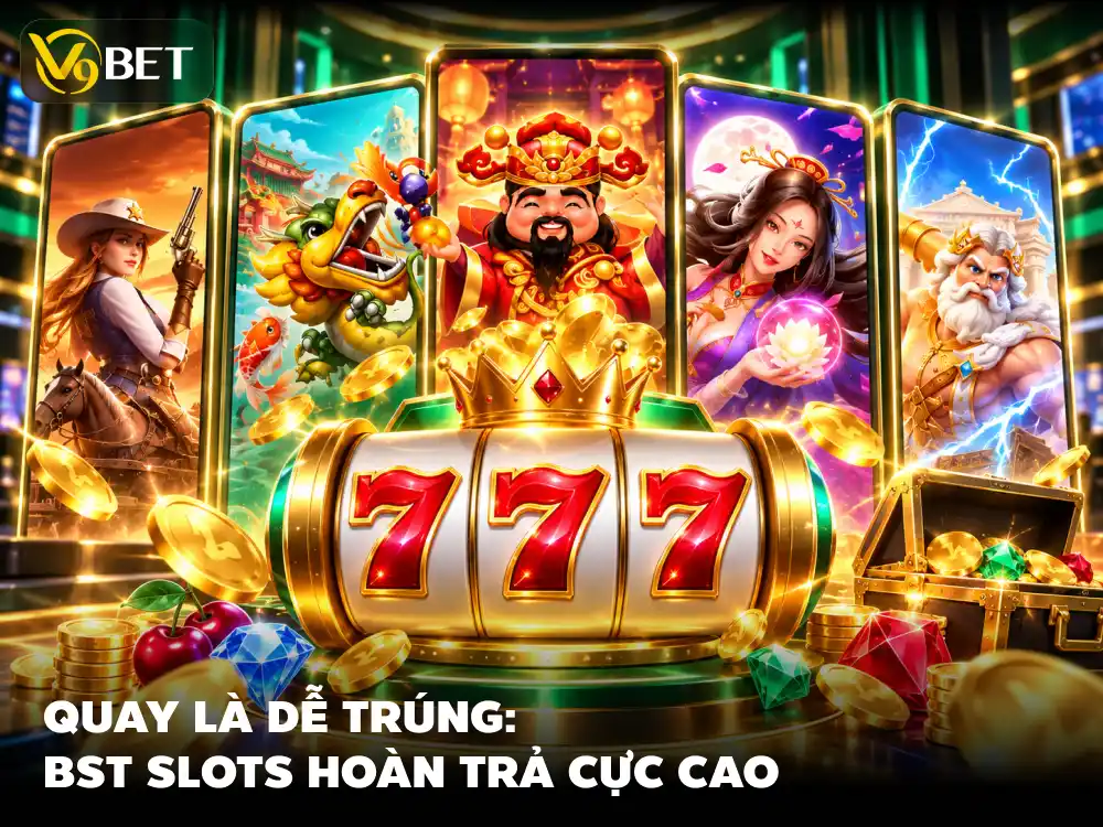 Game Slot Dễ Nổ Hũ V9Bet: Top RTP Cao, Cách Chọn Jackpot