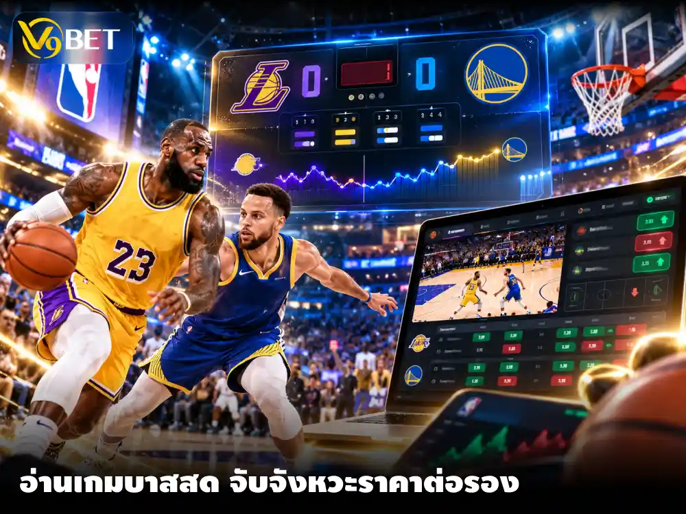เดิมพันบาสสดอย่างไร อ่านโมเมนตัมเกม ราคาสด และจังหวะรายควอเตอร์