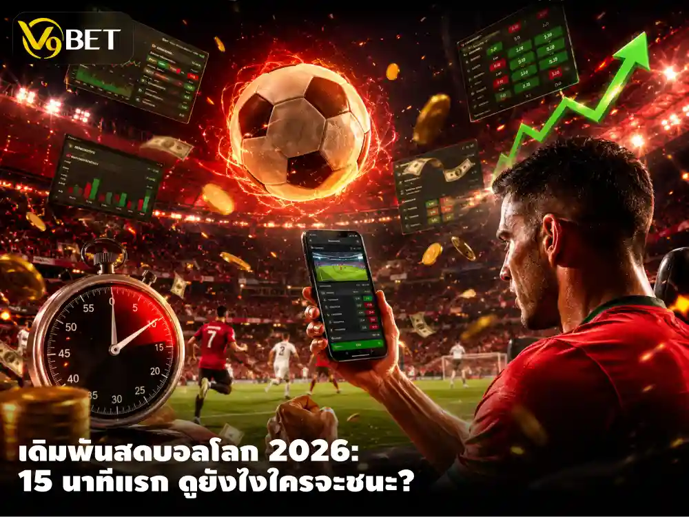 เดิมพันสดฟุตบอลโลก 2026: หาโอกาสทำกำไรในช่วง 15 นาทีสุดท้าย