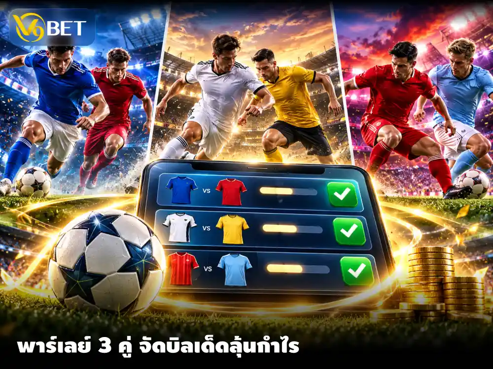 พาร์เลย์ 3 คู่ กลยุทธ์เดิมพันกีฬาและเลือกคู่เด็ดประจำเดือนตุลาคม