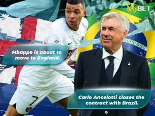 Mbappe set to head to England, Carlo Ancelotti closes Brazil deal