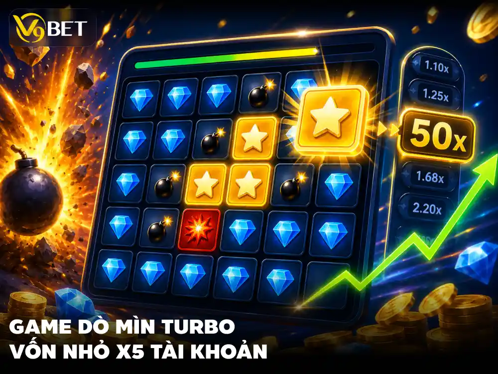Game Dò Mìn V9Bet: Canh Nhịp Vốn Nhỏ, Nhắm Mục Tiêu X5