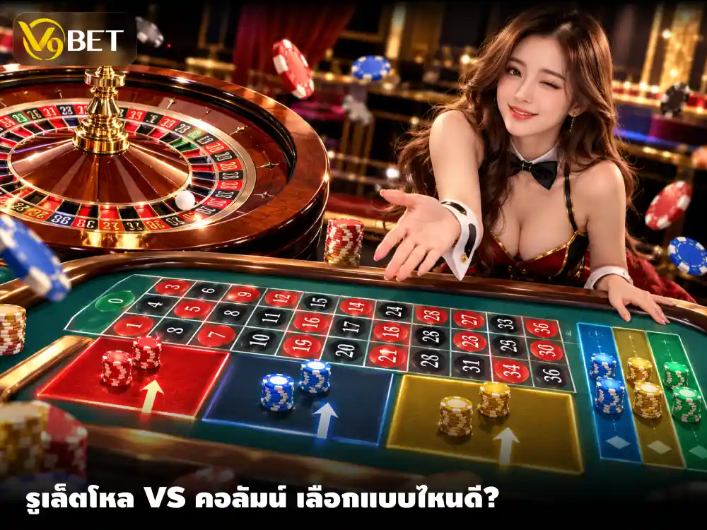 เดิมพันรูเล็ตแบบโหลและคอลัมน์อย่างไร เจาะอัตราจ่ายและพื้นที่ครอบคลุม