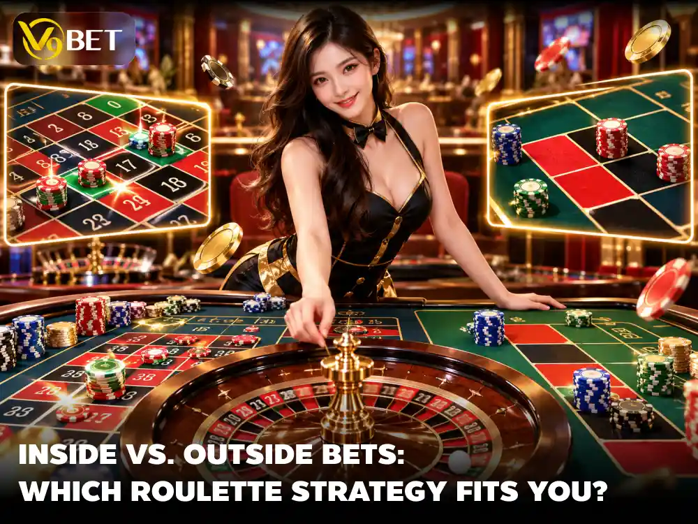V9Bet Roulette: Inside vs Outside Bets and Bankroll Guide