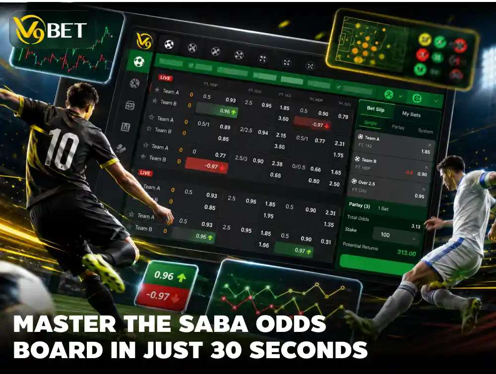 SABA Sports Odds Guide: How to Master In-Play Betting in 30s