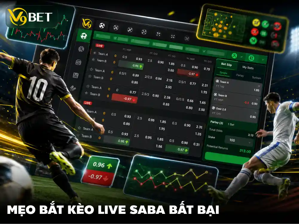 Đọc Bảng Kèo SABA: Mẹo Bắt Kèo Live 30s Chuẩn Chuyên Gia