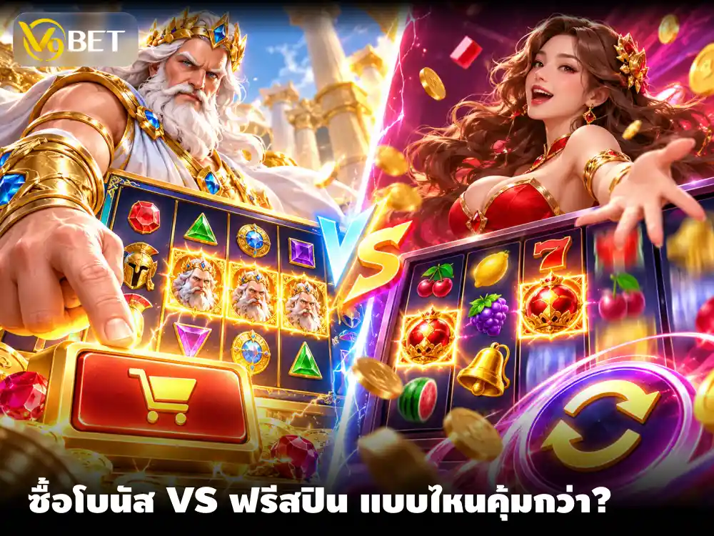 สล็อตซื้อโบนัสหรือหมุนฟรี แบบไหนคุ้มกว่า เจาะต้นทุนและโอกาสรับรางวัล