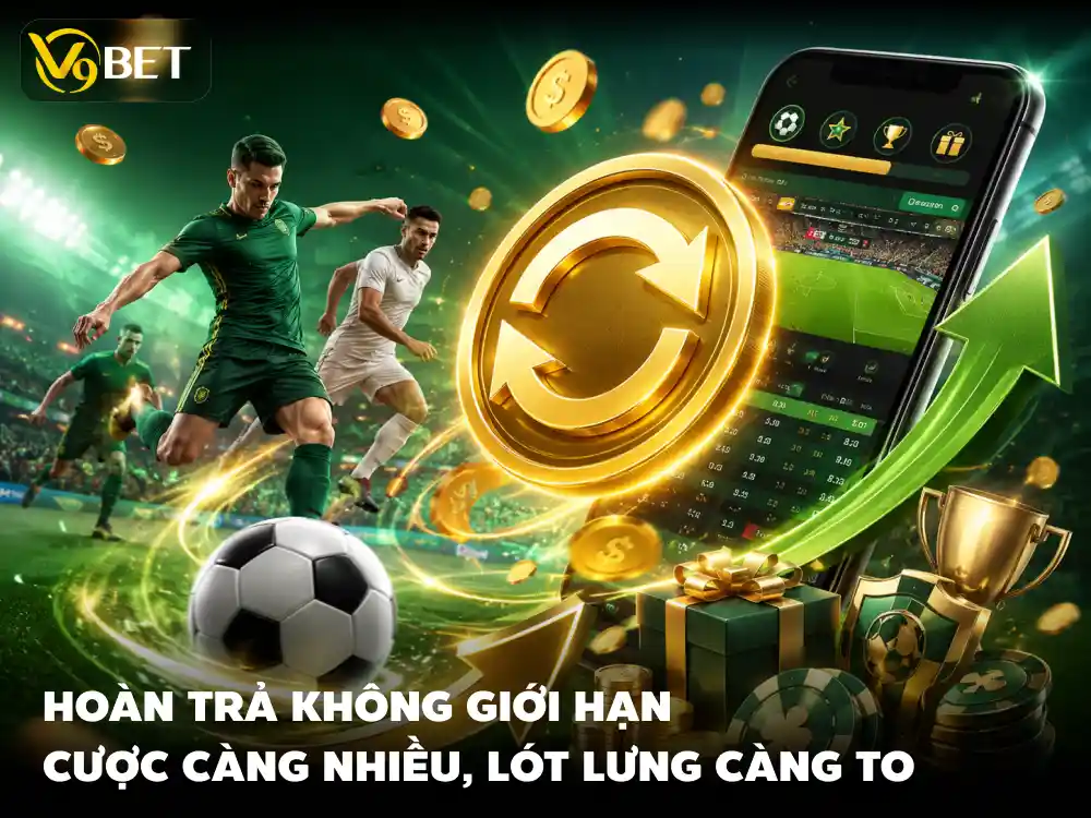 Hoàn Trả Thể Thao V9Bet 2026: Cược Nhiều, Đệm Vốn Dày