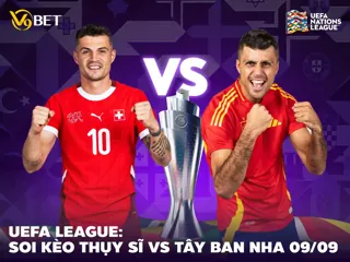 V9Bet Soi Kèo Trận Đấu  Switzerland vs Spain ngày 9/9