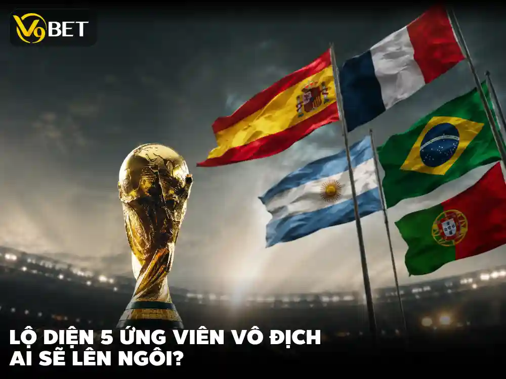 Kèo nhà cái World Cup 2026: Top 5 ứng viên vô địch sau vòng bảng