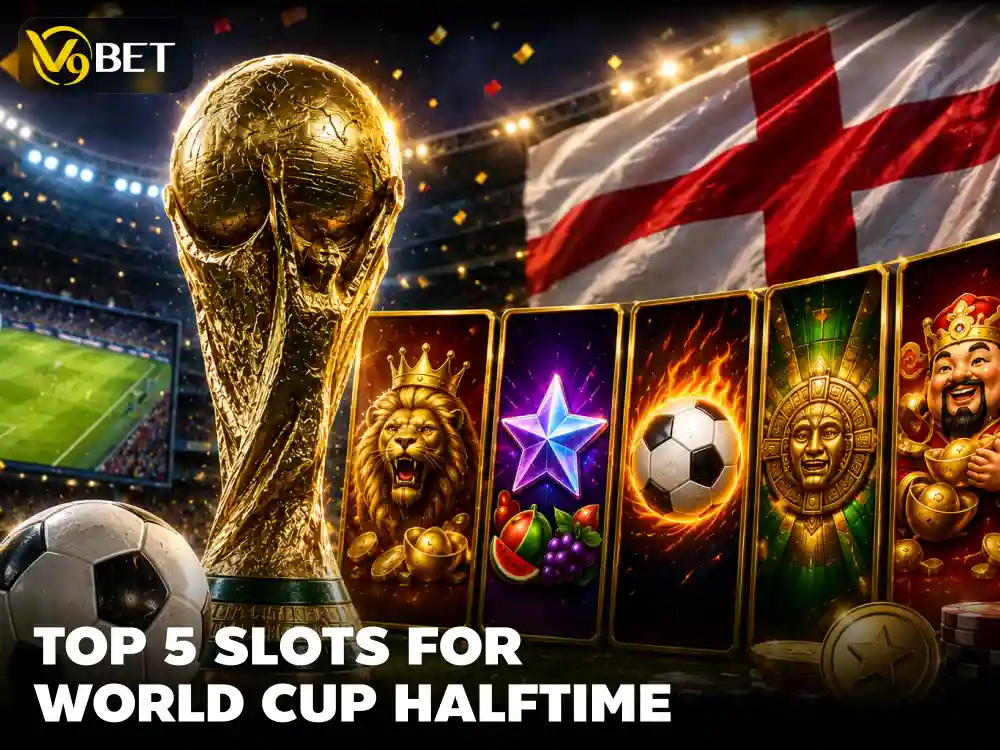 Top 5 V9BET Slot Games to Play During World Cup Halftime