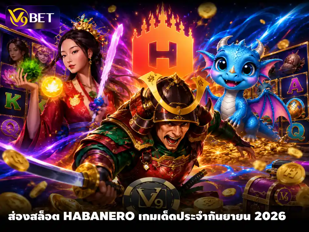 ส่องสล็อต Habanero เกมเด็ดน่าเดิมพันประจำเดือนกันยายน 2026 ที่ V9Bet