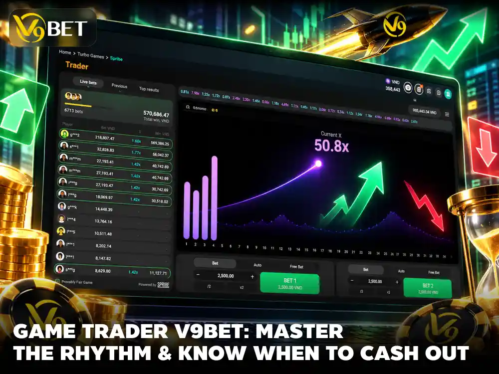 Trader Game: Read Trends and Choose the Right Time to Cash Out