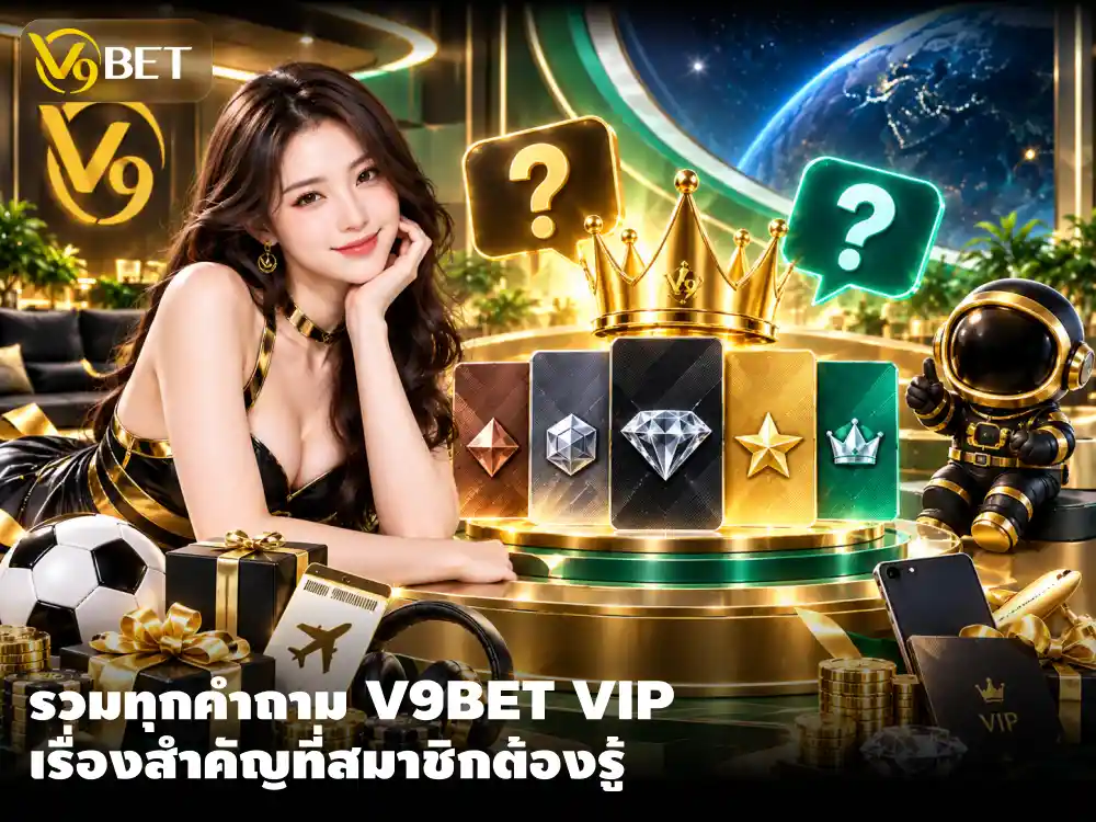 รวมคำถามยอดฮิตเกี่ยวกับ V9Bet VIP พร้อมคำตอบ อัปเดตล่าสุดปี 2026
