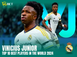 Vinicius Junior -Top 10 best players in the world 2024