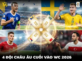 4 Đội Tuyển Châu Âu Đã Giành Vé Dự World Cup 2026
